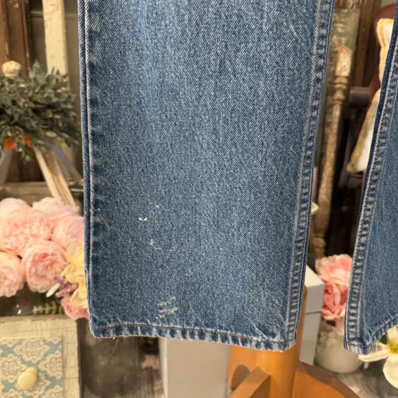 VINTAGE LEVI's 517 ORANGE TAB JEANS | DISTRESSED | 32x29 | 7 BELT LOOPS | 80's - Picture 10 of 14